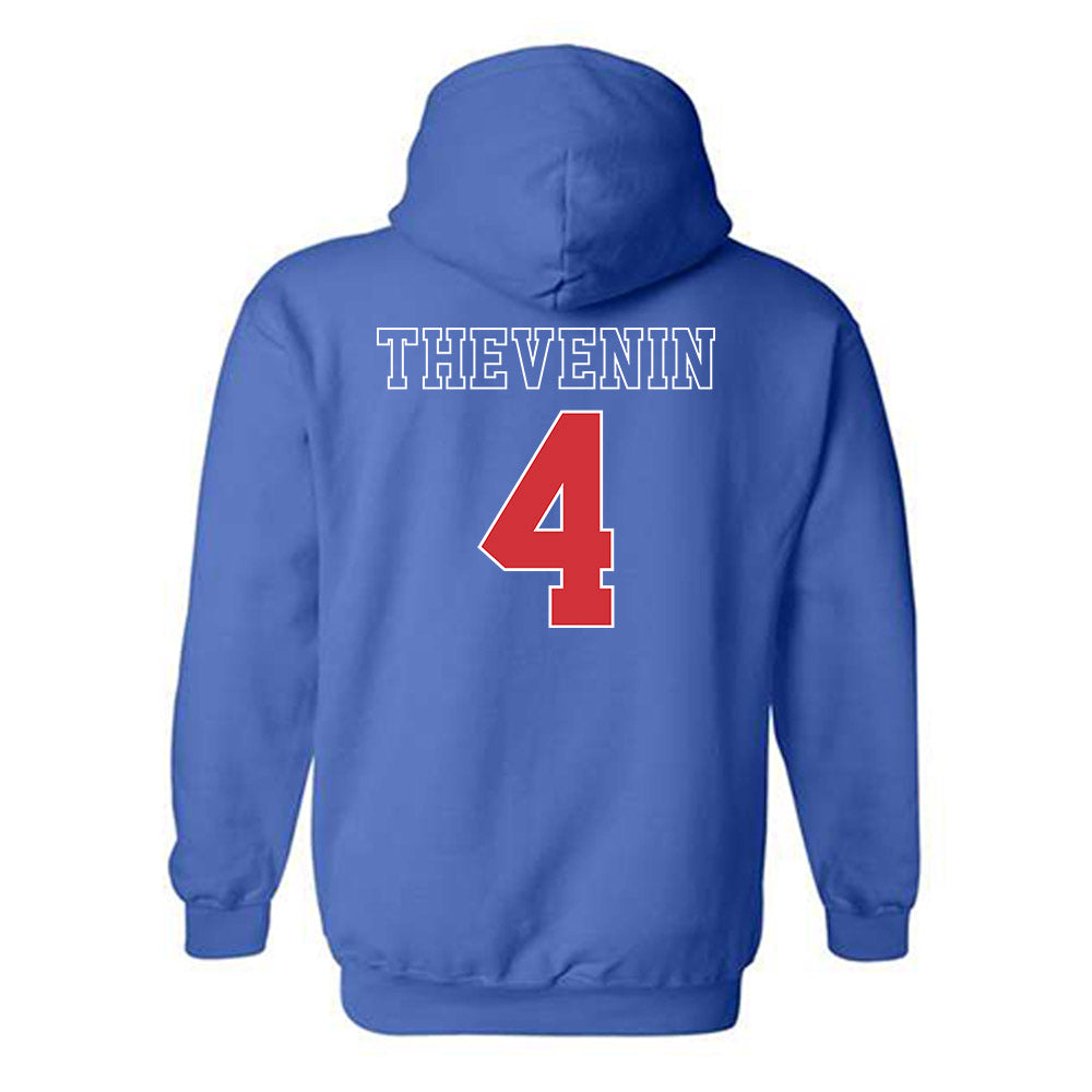 LA Tech - NCAA Football : Clay Thevenin - Sports Shersey Hooded Sweatshirt-1