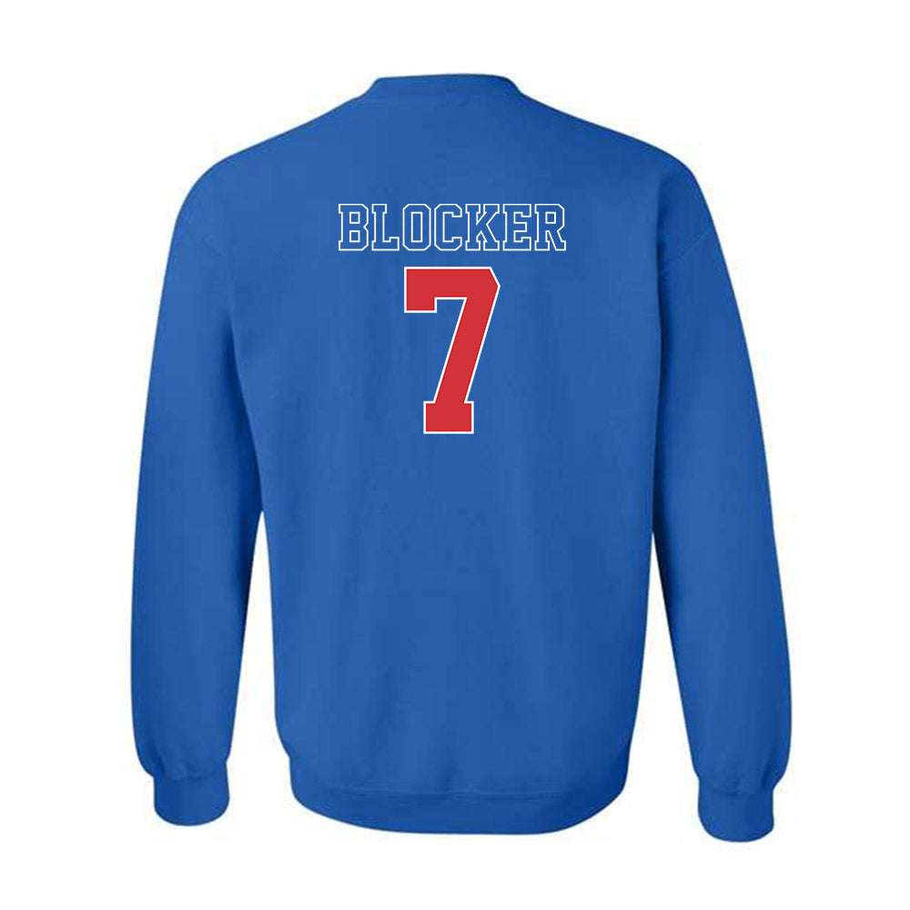 LA Tech - NCAA Men's Basketball : Landren Blocker - Sports Shersey Crewneck Sweatshirt