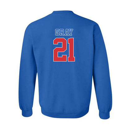 LA Tech - NCAA Women's Soccer : Maddie Gray - Sports Shersey Crewneck Sweatshirt-1