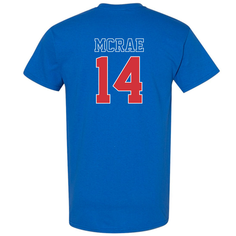 LA Tech - NCAA Football : Jordan Mcrae - Sports Shersey T-Shirt-1