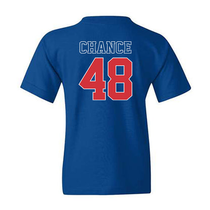 LA Tech - NCAA Football : John Hoyet Chance - Sports Shersey Youth T-Shirt-1
