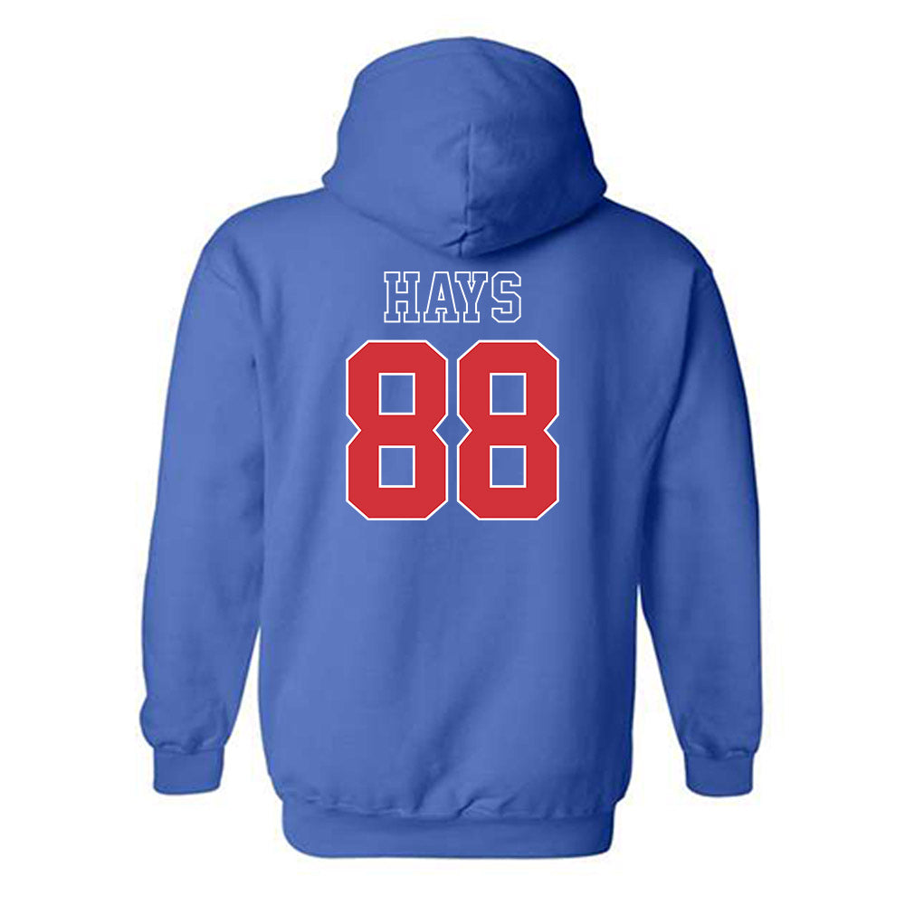 LA Tech - NCAA Football : Zachary Hays - Sports Shersey Hooded Sweatshirt-1