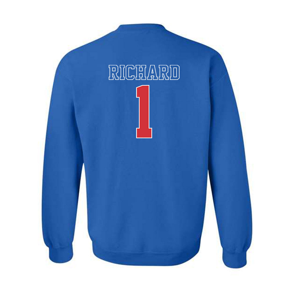 LA Tech - NCAA Football : Michael Richard - Sports Shersey Crewneck Sweatshirt-1
