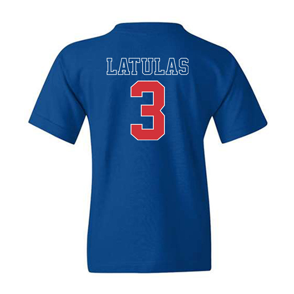 LA Tech - NCAA Football : Dedrick Latulas - Sports Shersey Youth T-Shirt-1
