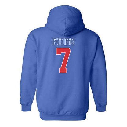 LA Tech - NCAA Softball : Ruby Fidge - Sports Shersey Hooded Sweatshirt-1