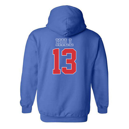 LA Tech - NCAA Football : Cameron Hill - Sports Shersey Hooded Sweatshirt-1