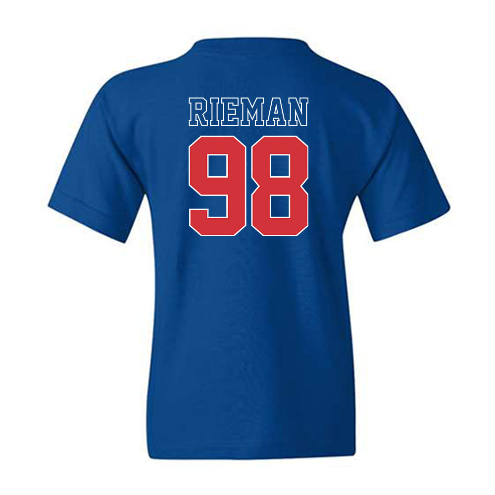 LA Tech - NCAA Football : Donovan Rieman - Sports Shersey Youth T-Shirt-1