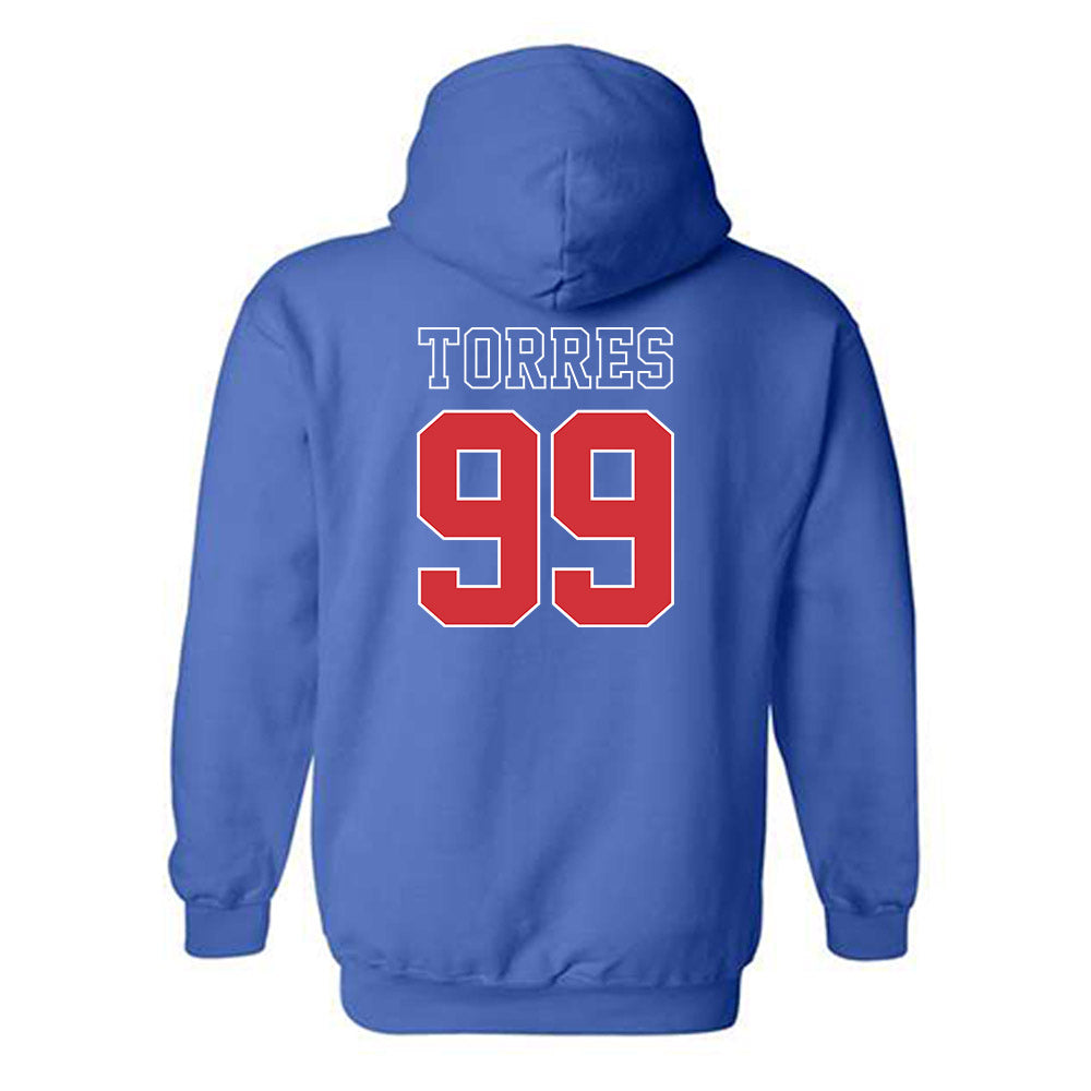 LA Tech - NCAA Softball : Reese Torres - Sports Shersey Hooded Sweatshirt-1