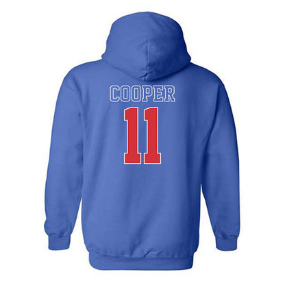 LA Tech - NCAA Men's Basketball : Kaden Cooper - Sports Shersey Hooded Sweatshirt-1