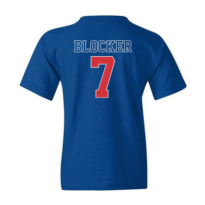 LA Tech - NCAA Men's Basketball : Landren Blocker - Sports Shersey Youth T-Shirt