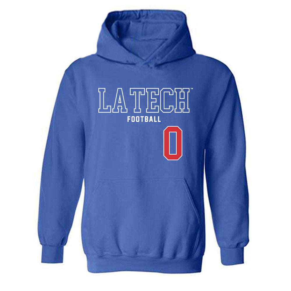 LA Tech - NCAA Football : Blake Thompson - Sports Shersey Hooded Sweatshirt