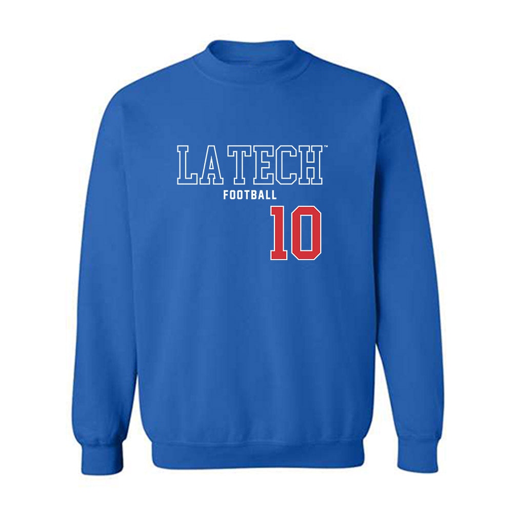 LA Tech - NCAA Football : Kolbe Fields - Sports Shersey Crewneck Sweatshirt