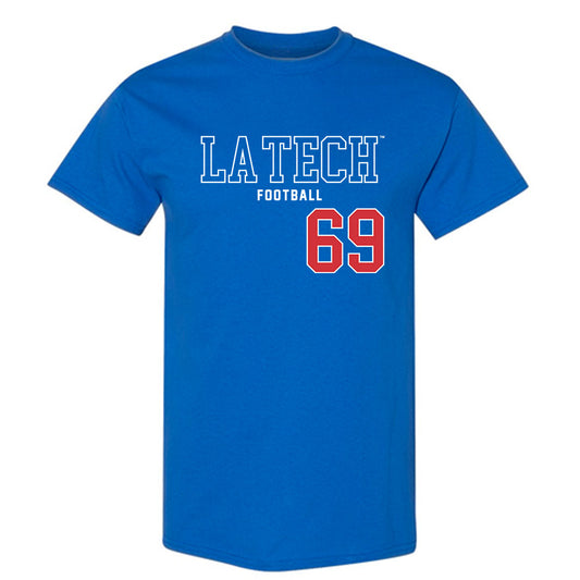 LA Tech - NCAA Football : Trent Sims - Sports Shersey T-Shirt-0