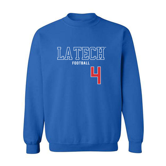 LA Tech - NCAA Football : Clay Thevenin - Sports Shersey Crewneck Sweatshirt-0