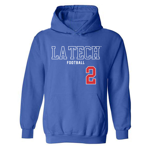 LA Tech - NCAA Football : Jessie Evans - Sports Shersey Hooded Sweatshirt