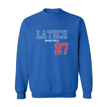 LA Tech - NCAA Men's Basketball : A'Meir Williams - Sports Shersey Crewneck Sweatshirt-0