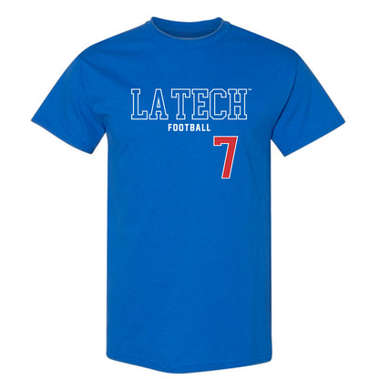 LA Tech - NCAA Football : Janard Lockhardt - Sports Shersey T-Shirt-0