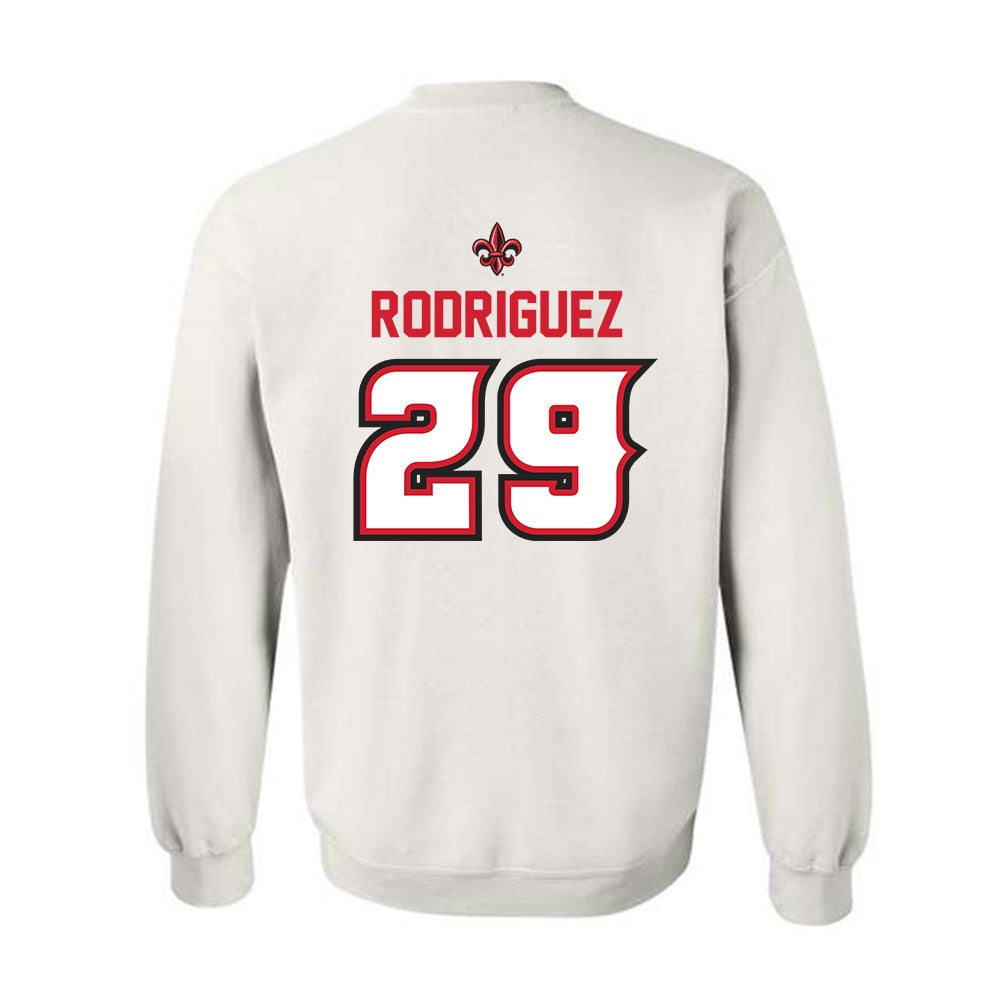 Louisiana - NCAA Baseball : Blaze Rodriguez - Sports Shersey Crewneck Sweatshirt-1