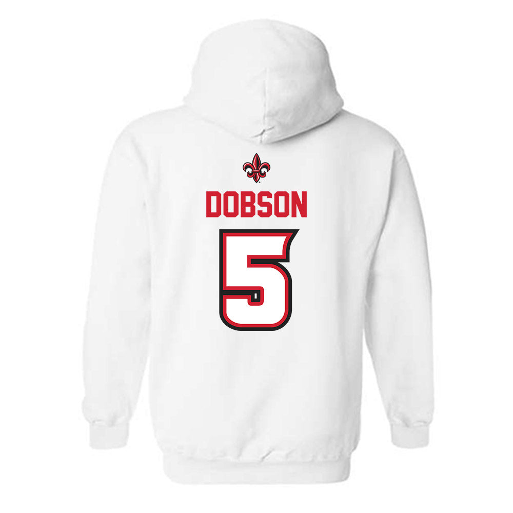 Louisiana - NCAA Baseball : Howard Dobson - Sports Shersey Hooded Sweatshirt-1