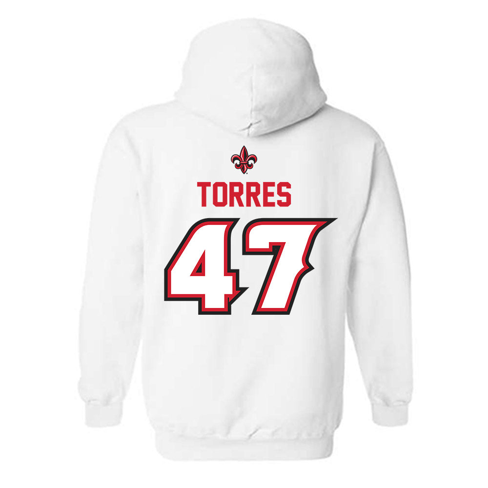 Louisiana - NCAA Baseball : Jose Torres - Hooded Sweatshirt Classic Shersey