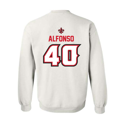 Louisiana - NCAA Baseball : Cowan Alfonso - Sports Shersey Crewneck Sweatshirt-1