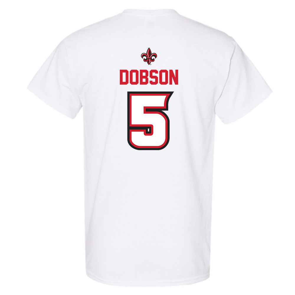 Louisiana - NCAA Baseball : Howard Dobson - Sports Shersey T-Shirt-1