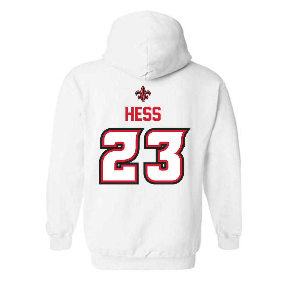 Louisiana - NCAA Baseball : Tate Hess - Sports Shersey Hooded Sweatshirt-1