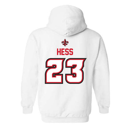 Louisiana - NCAA Baseball : Tate Hess - Sports Shersey Hooded Sweatshirt-1