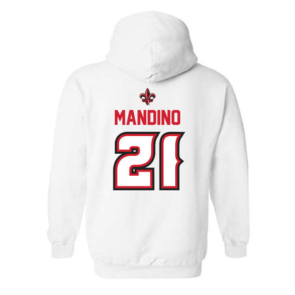 Louisiana - NCAA Baseball : Maddox Mandino - Sports Shersey Hooded Sweatshirt-1