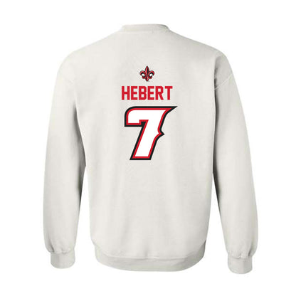 Louisiana - NCAA Baseball : Griffin Hebert - Sports Shersey Crewneck Sweatshirt-1