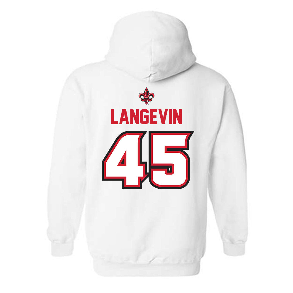 Louisiana - NCAA Baseball : Louis-Philippe Langevin - Hooded Sweatshirt Classic Shersey