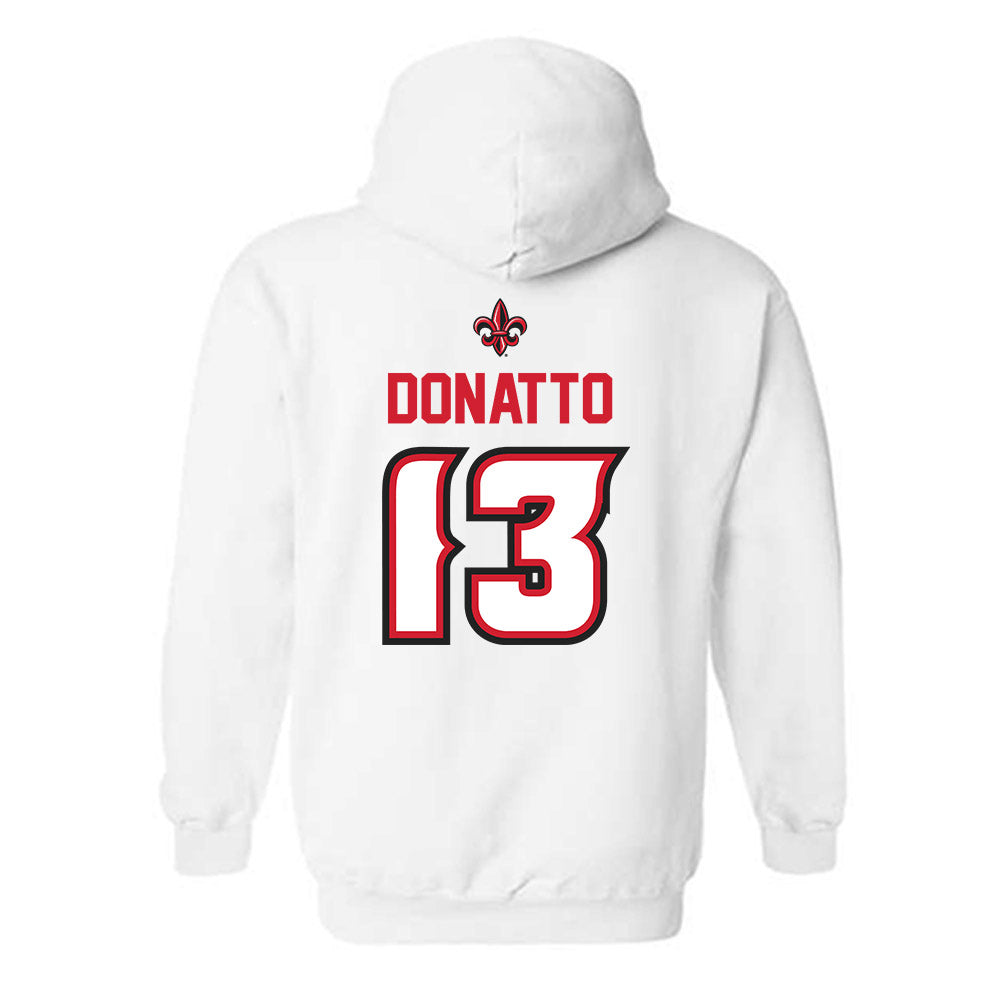 Louisiana - NCAA Baseball : Ahmar Donatto - Sports Shersey Hooded Sweatshirt-1