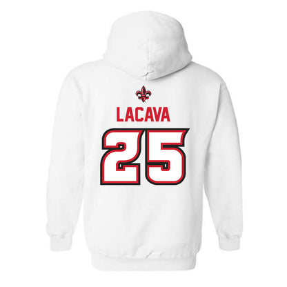 Louisiana - NCAA Baseball : Jayce LaCava - Sports Shersey Hooded Sweatshirt-1