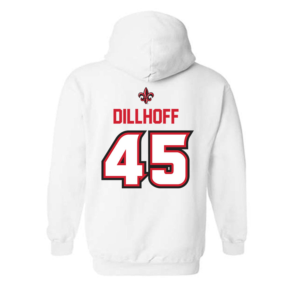 Louisiana - NCAA Baseball : Parker Dillhoff - Sports Shersey Hooded Sweatshirt