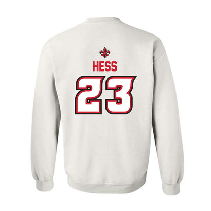 Louisiana - NCAA Baseball : Tate Hess - Sports Shersey Crewneck Sweatshirt-1