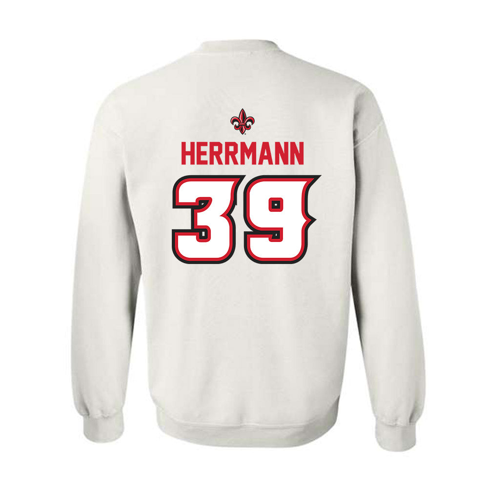 Louisiana - NCAA Baseball : Andrew Herrmann - Crewneck Sweatshirt Classic Shersey