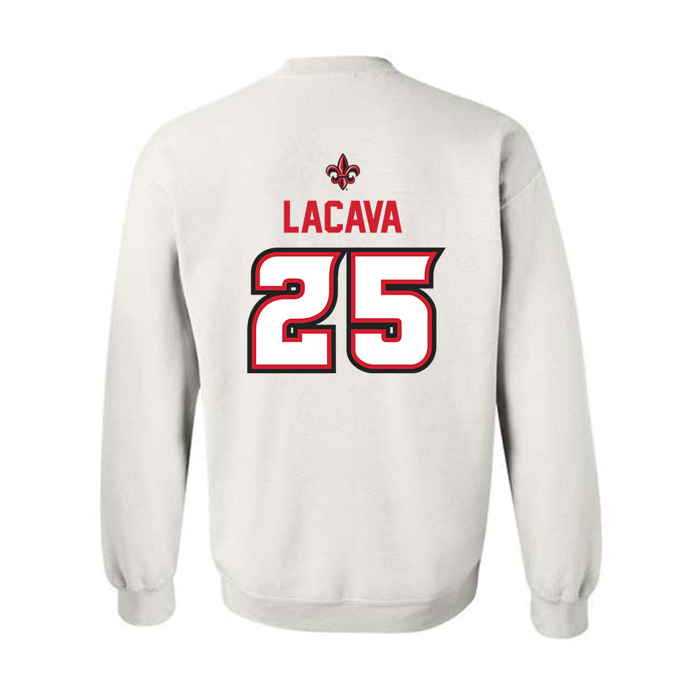 Louisiana - NCAA Baseball : Jayce LaCava - Sports Shersey Crewneck Sweatshirt-1