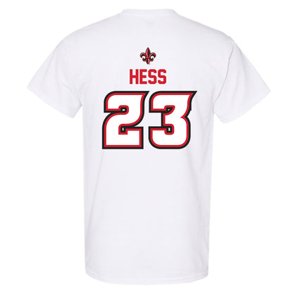 Louisiana - NCAA Baseball : Tate Hess - Sports Shersey T-Shirt-1