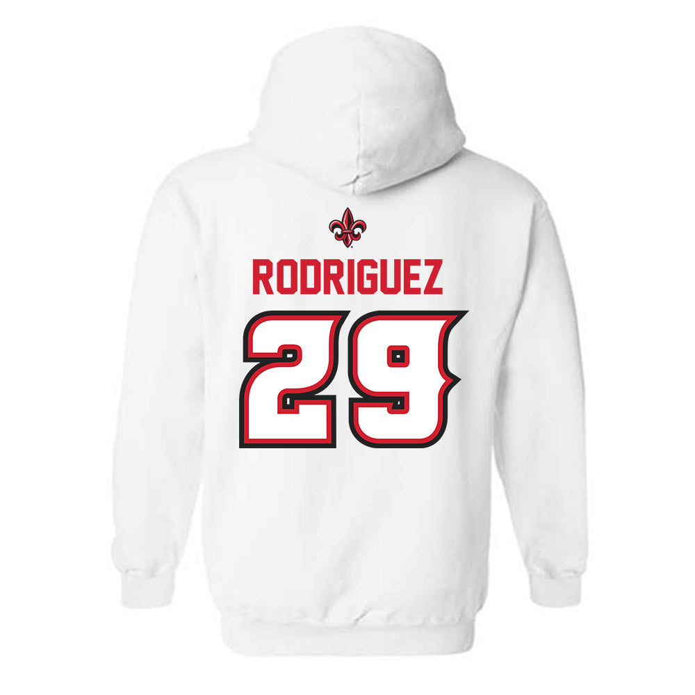 Louisiana - NCAA Baseball : Blaze Rodriguez - Sports Shersey Hooded Sweatshirt-1