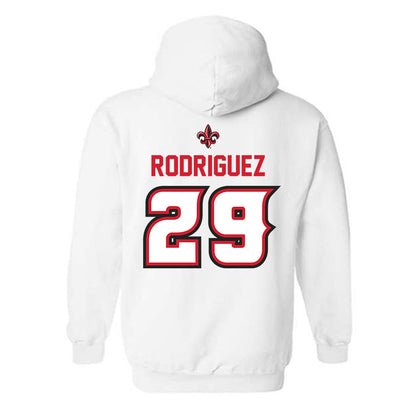Louisiana - NCAA Baseball : Blaze Rodriguez - Sports Shersey Hooded Sweatshirt-1