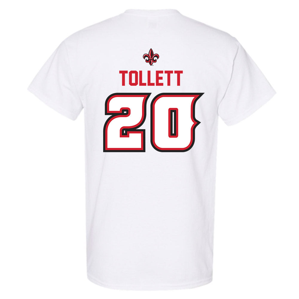 Louisiana - NCAA Baseball : JR Tollett - Sports Shersey T-Shirt-1