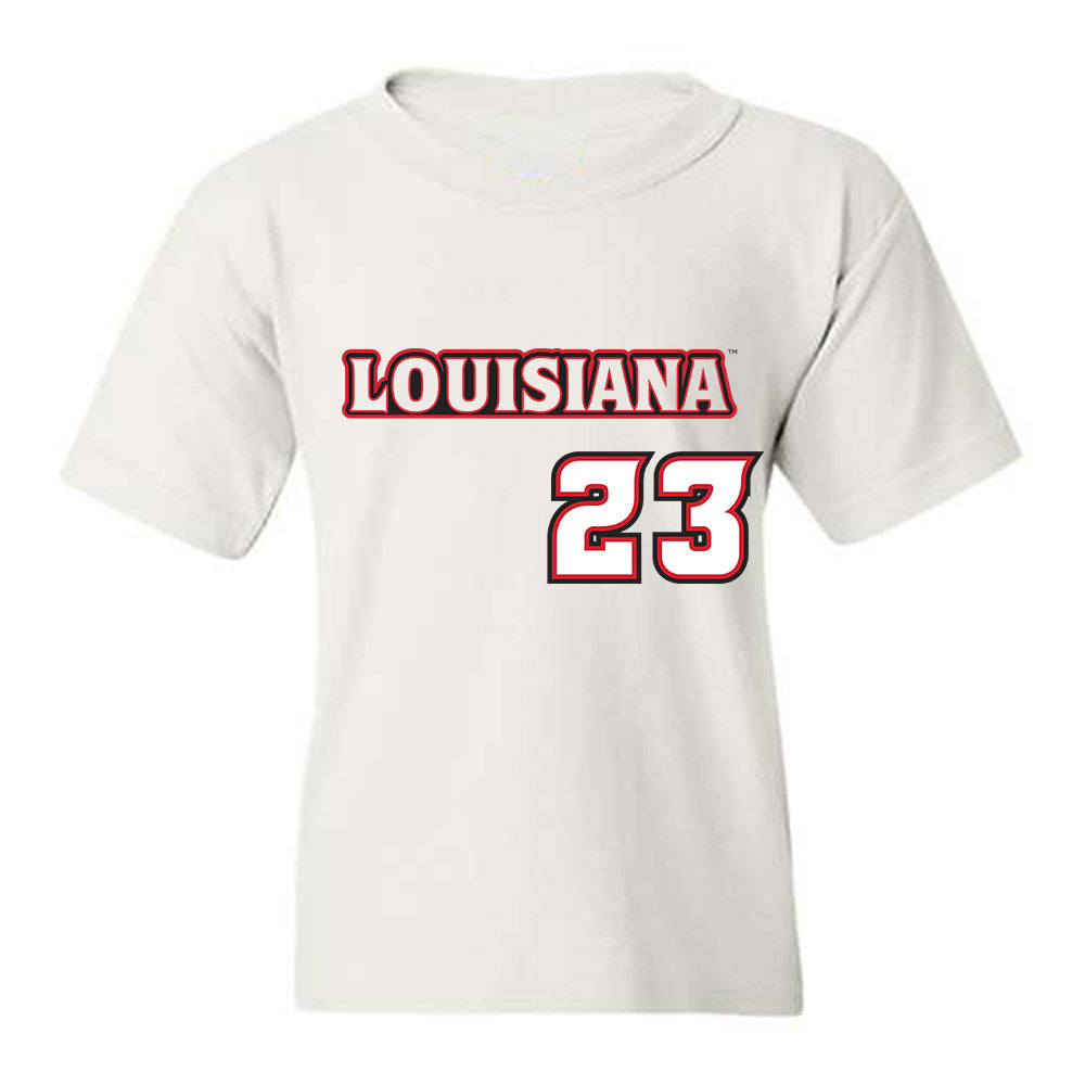 Louisiana - NCAA Baseball : Tate Hess - Sports Shersey Youth T-Shirt-0