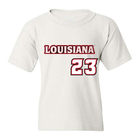Louisiana - NCAA Baseball : Tate Hess - Sports Shersey Youth T-Shirt-0