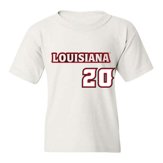 Louisiana - NCAA Baseball : JR Tollett - Sports Shersey Youth T-Shirt-0