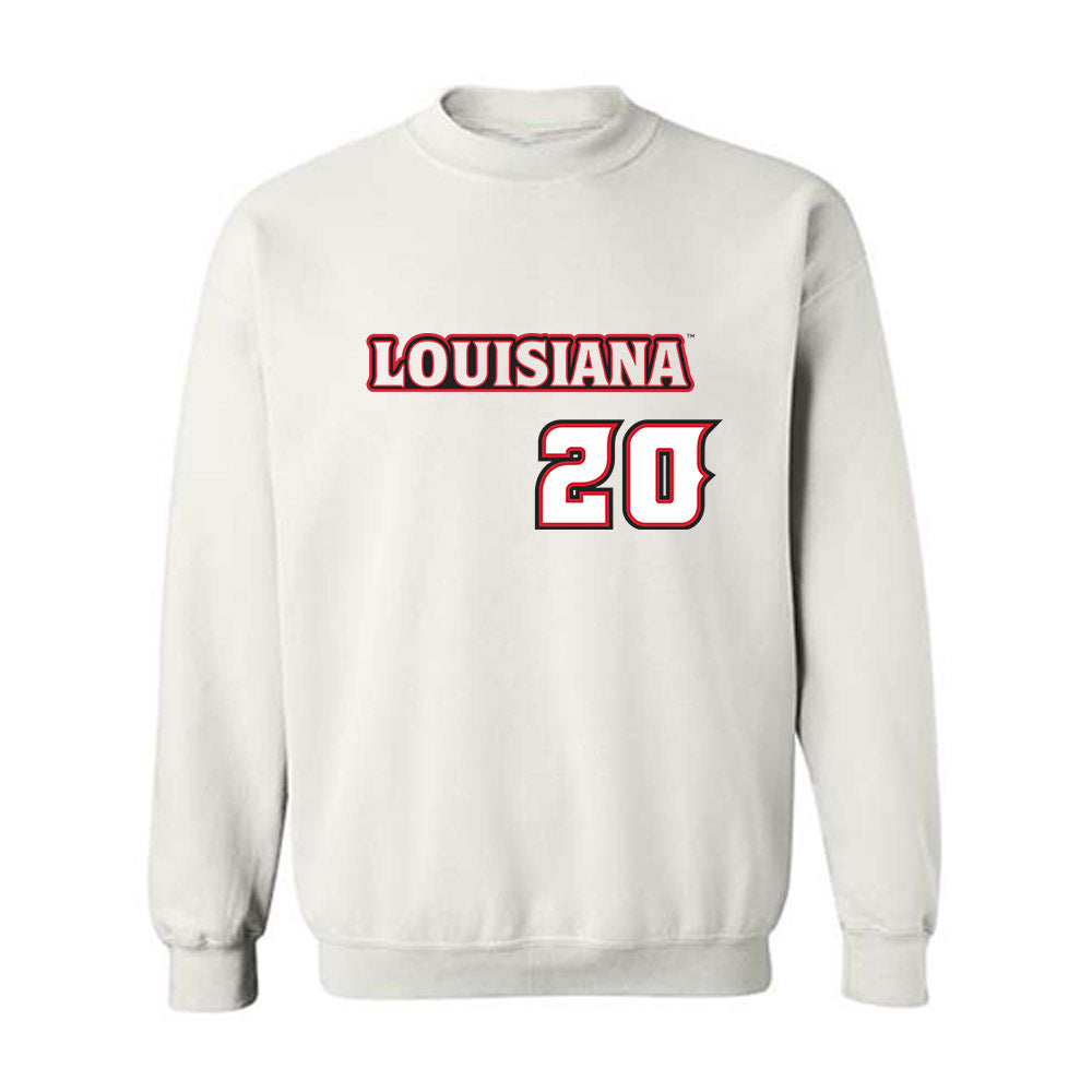 Louisiana - NCAA Baseball : JR Tollett - Sports Shersey Crewneck Sweatshirt-0