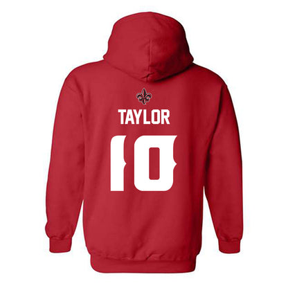 Louisiana - NCAA Baseball : John Taylor - Hooded Sweatshirt Sports Shersey