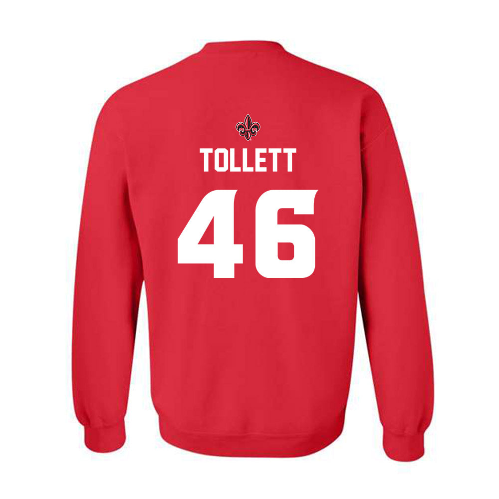 Louisiana - NCAA Baseball : JR Tollett - Crewneck Sweatshirt Sports Shersey