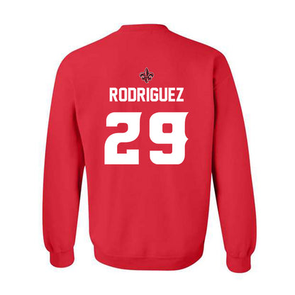 Louisiana - NCAA Baseball : Blaze Rodriguez - Generic Shersey Crewneck Sweatshirt-1