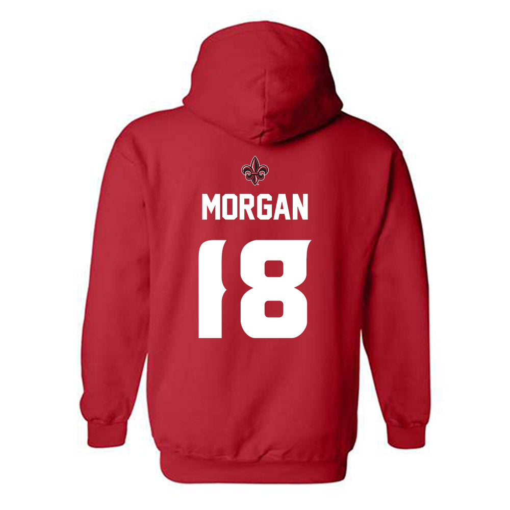 Louisiana - NCAA Baseball : Chase Morgan - Hooded Sweatshirt Sports Shersey