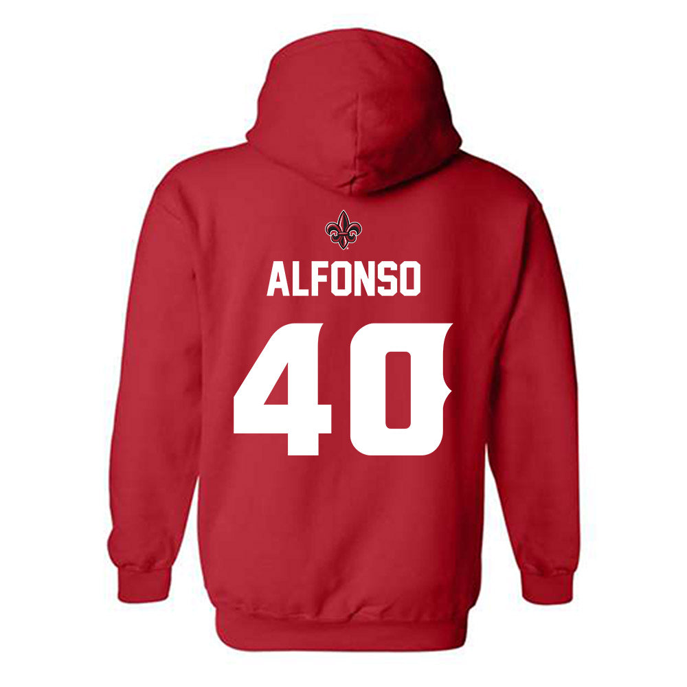 Louisiana - NCAA Baseball : Cowan Alfonso - Generic Shersey Hooded Sweatshirt-1